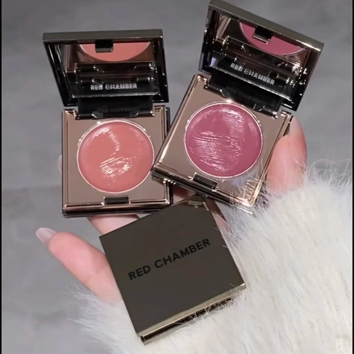 Red Chamber Multi-purpose Cream Blush Eyeshadow Lipstick RC Brush Paste Chu Mei Le Kui Eye Shadow Powder Clay Lip Glaze