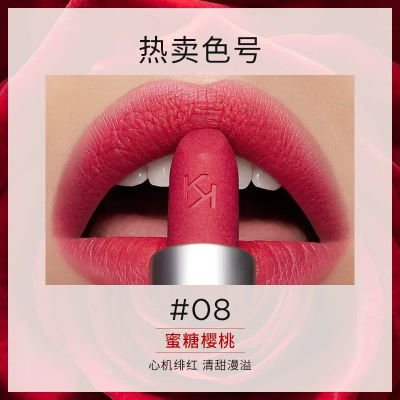 Italy KIKO High Quality Brand Lipstick Matte Satin 13 Colors Long Lasting Waterproof  Lip Stick Lips Beauty Makeup Comestics