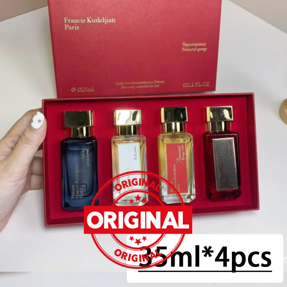 4pcs Original Brand Perfume for Women Men Lasting Fragrance Sexy Lady Attractive Aroma Cologne Parfum Paris Secret Perfumes