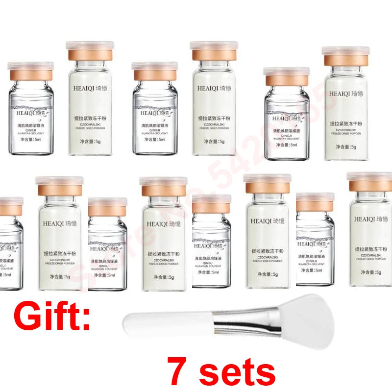 Korean Collagen Hyaluronic Acid Face Mask Repair Firming Lifting Improve Fine Lines Brighten Moisturiz Peptide Essence Skin Care