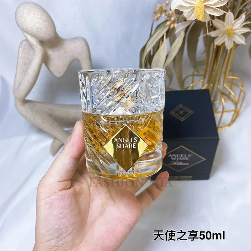50ml Brand Angel Share Perfume Lasting Natural Floral Fruity Ice Rose Flame Wormwood Apple Brandy EDT for Men's Women