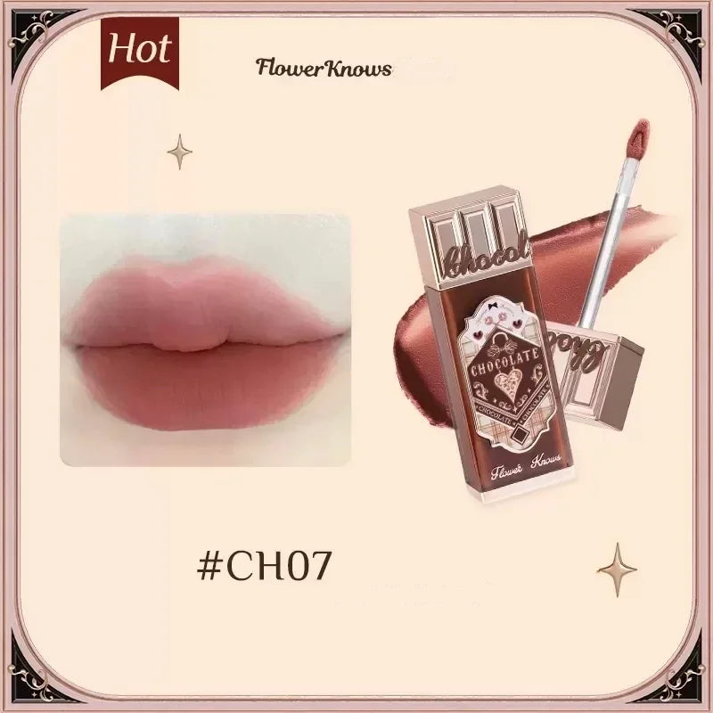 Flower Knows Chocolate Series Cloud Lip Cream Matte Liquid Lipstick