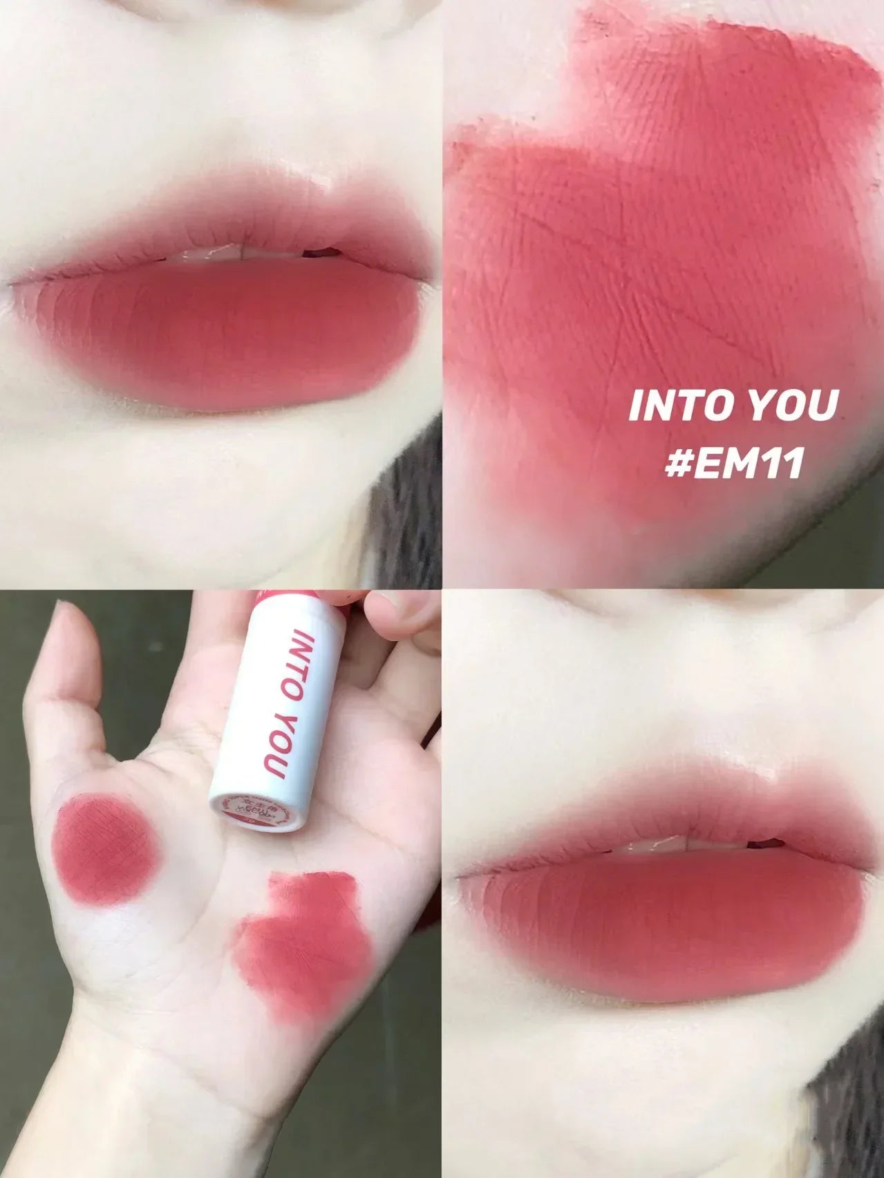 INTO YOU Lip Mud Lip Gloss Velvet Lipstick Lip Glaze Women Makeup Matte Waterproof Long Lasting Red Tint Rare Beauty Cosmetics