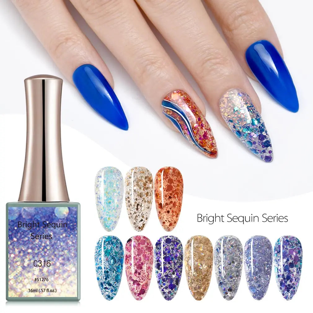 16ml Base Top Coat Reinforce Gel Set Canni Nail Gel Polish Venalisa Supply Color Pigment Gel Varnish Kit Gorgeous Gellack Color