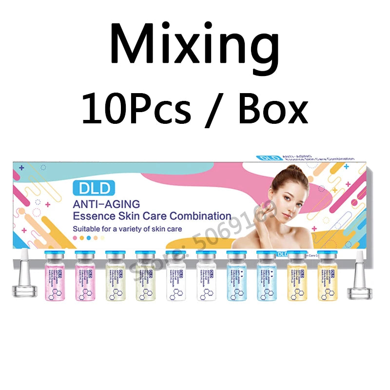 10pcs Facial BB Cream Glow Skin Rejuvenation Serum Kit Multi-effective Foundation Serum Niacinamide Niacinamide Skin Care
