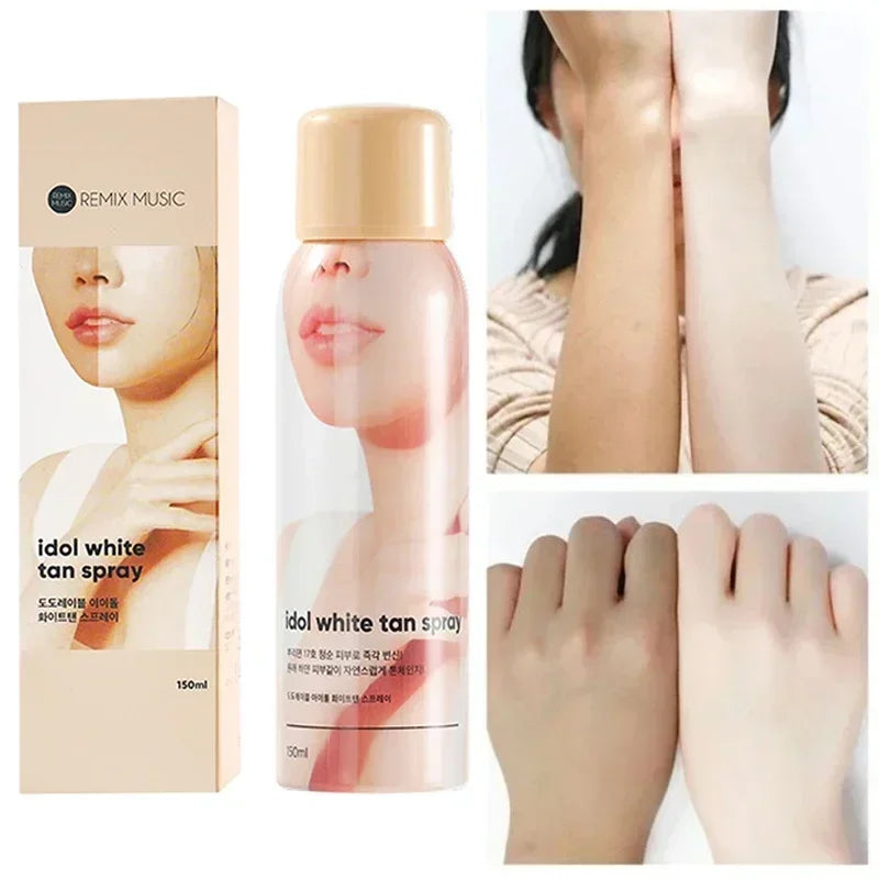 150ml Korean Idol Spray Liquid Foundation Concealer Brighten Whitening Moisturizing BB Cream Base Body Foundation