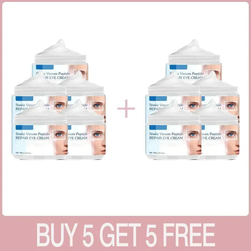 Snake Venom Peptide Eye Cream Moisturizes Tightens Eye Bags Anti Wrinkle Stays Up Late To Repair Dark Circles Lighten Fine Lines