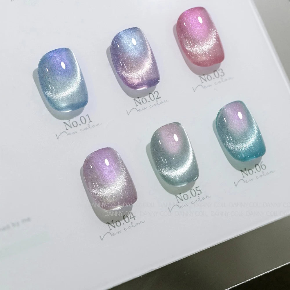 6 Colors Dream Cat Eye Nail Polish Gel Semi Permanent UV Varnish Soaked Nail Enamel Art Design Designed For Nail Enhancement