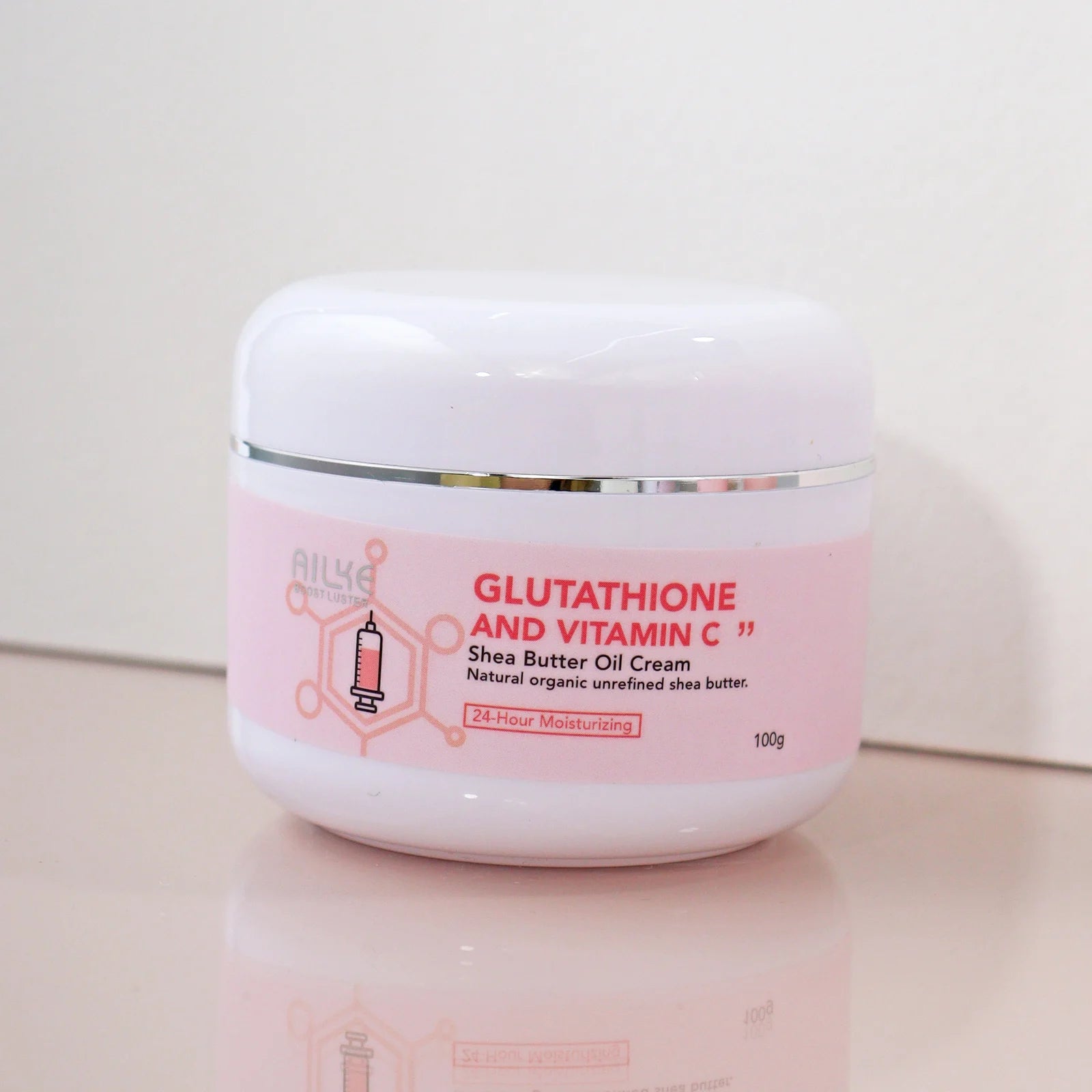 AILKE Organic Shea Butter Oil Whitening Body Cream, Brightening, Moisturizing, Smooth Skin, for Face and Body, 100ml