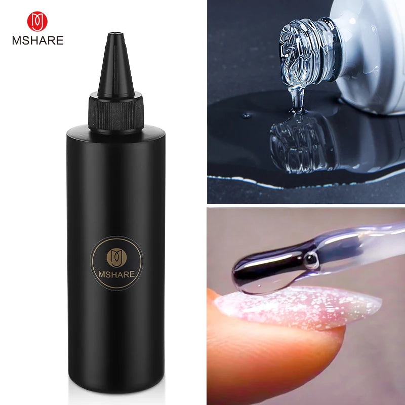 MSHARE 100ML Nail Gel Polish Soak Off UV LED Nails Vernis Semi Permanent Varnish Polish White Red Nail Gel Art