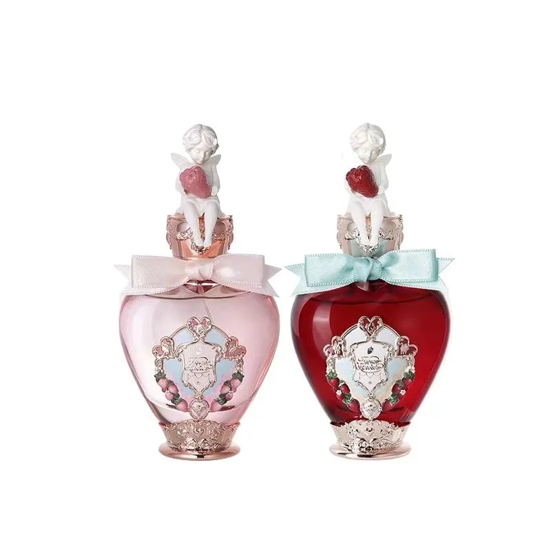 Flower Knows Strawberry Rococo Series Makeup Set Glitter Matte Eyeshadow Palette Blusher Power Velvet Lipstick Kit Perfume Set