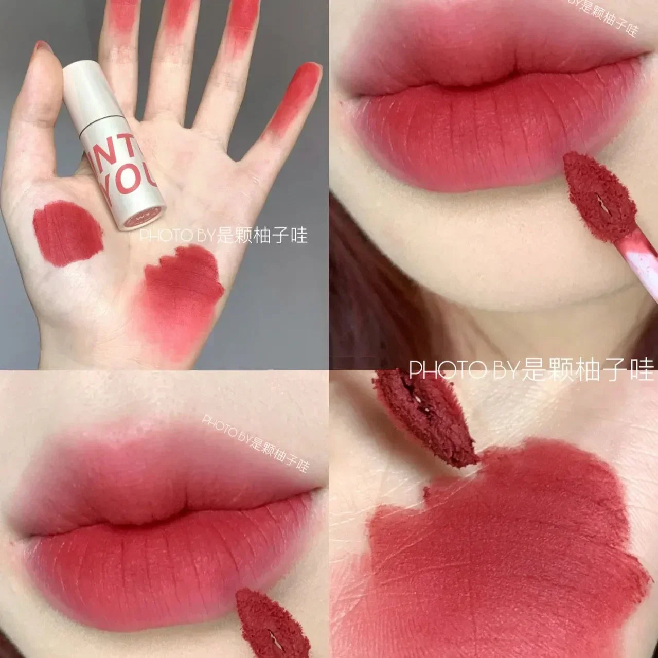 INTO YOU Lip Mud Lip Gloss Velvet Lipstick Lip Glaze Women Makeup Matte Waterproof Long Lasting Red Tint Rare Beauty Cosmetics
