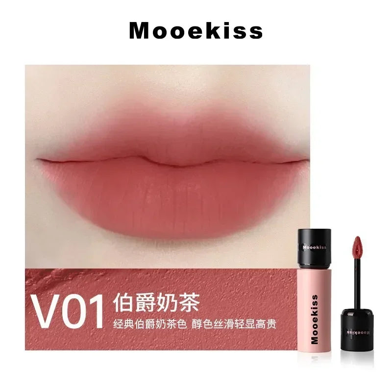 MOOEKISS Liquid Lipstick Lip Glaze Lip Gloss Matte Waterproof Long-Lasting Pretty Makeup Rare Beauty Cosmetic For Female Product