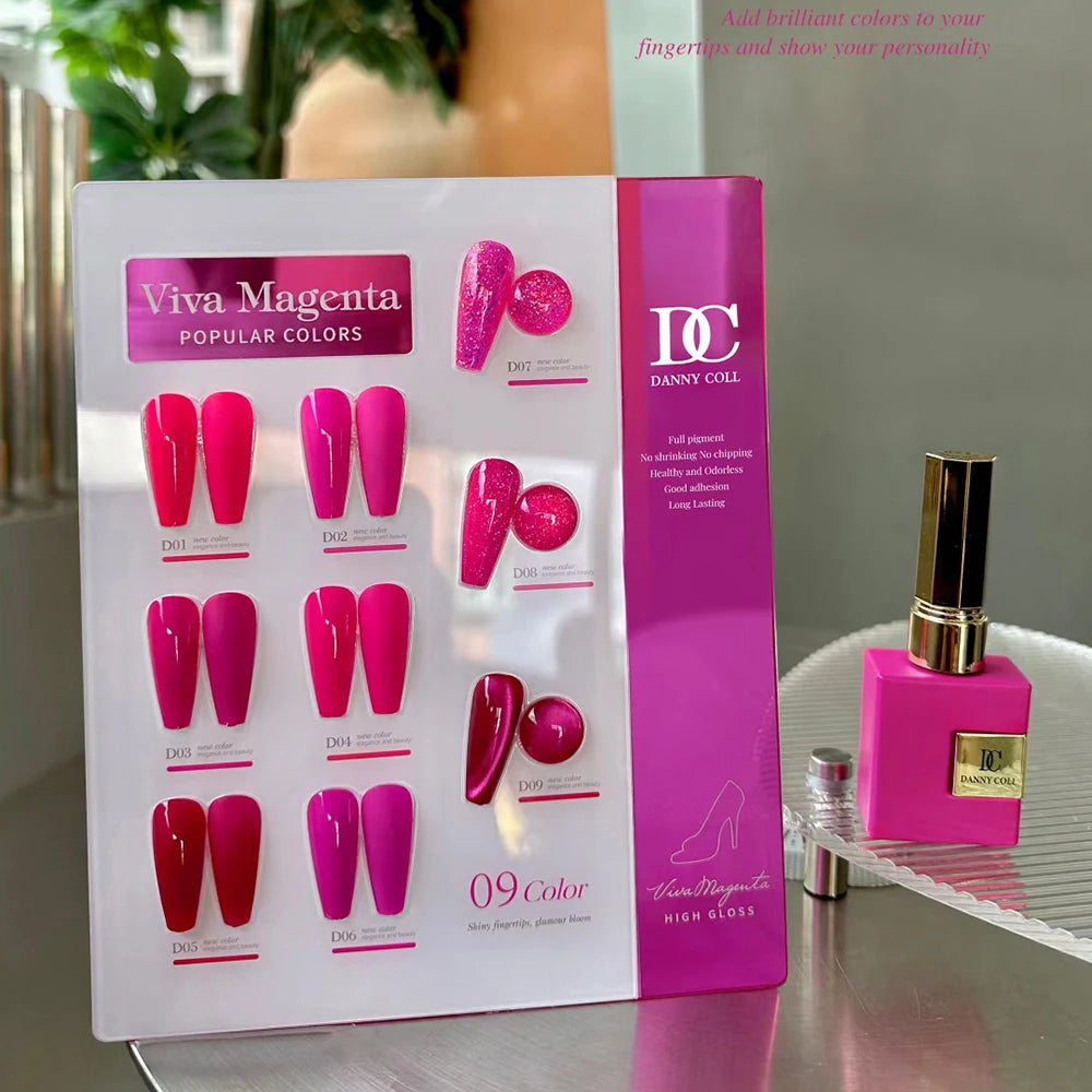 9/22pcs Venalisa Gel Polish Set Hot Selling Pink Pitaya Colors For Nail Salon Whole Set Lacquer UV Gel Enamel Kit Long Lasting