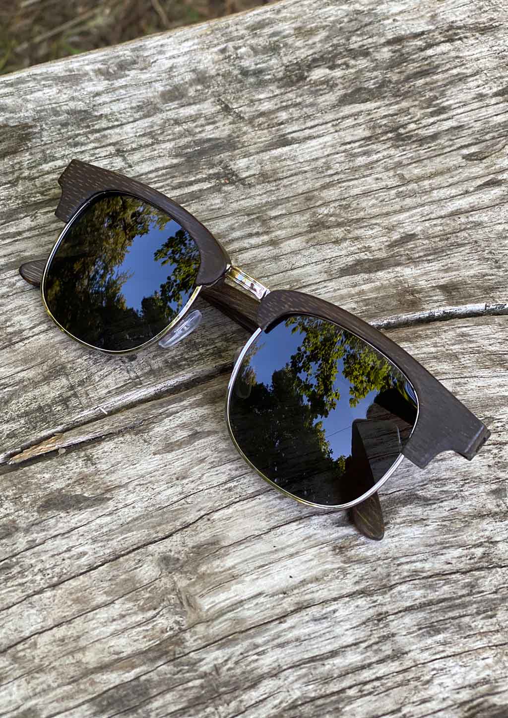 Eyewood Full Wood Clubmaster - Skyler-2