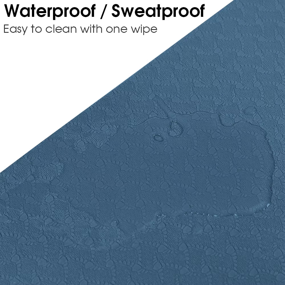 TPE Yoga Mats Yoga Meditation Pad Anti-Slip Foldable Pilates Gymnastics Mat Soft Shock-Absorbing Easy Clean Sports Equipment