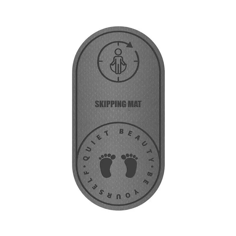 Non-Slip Mat Yoga Mat Jump Rope Skipping Floor Workouts for Sports Pads Silent Yoga Pad Textured Thick 6/8Mm High Density 2023