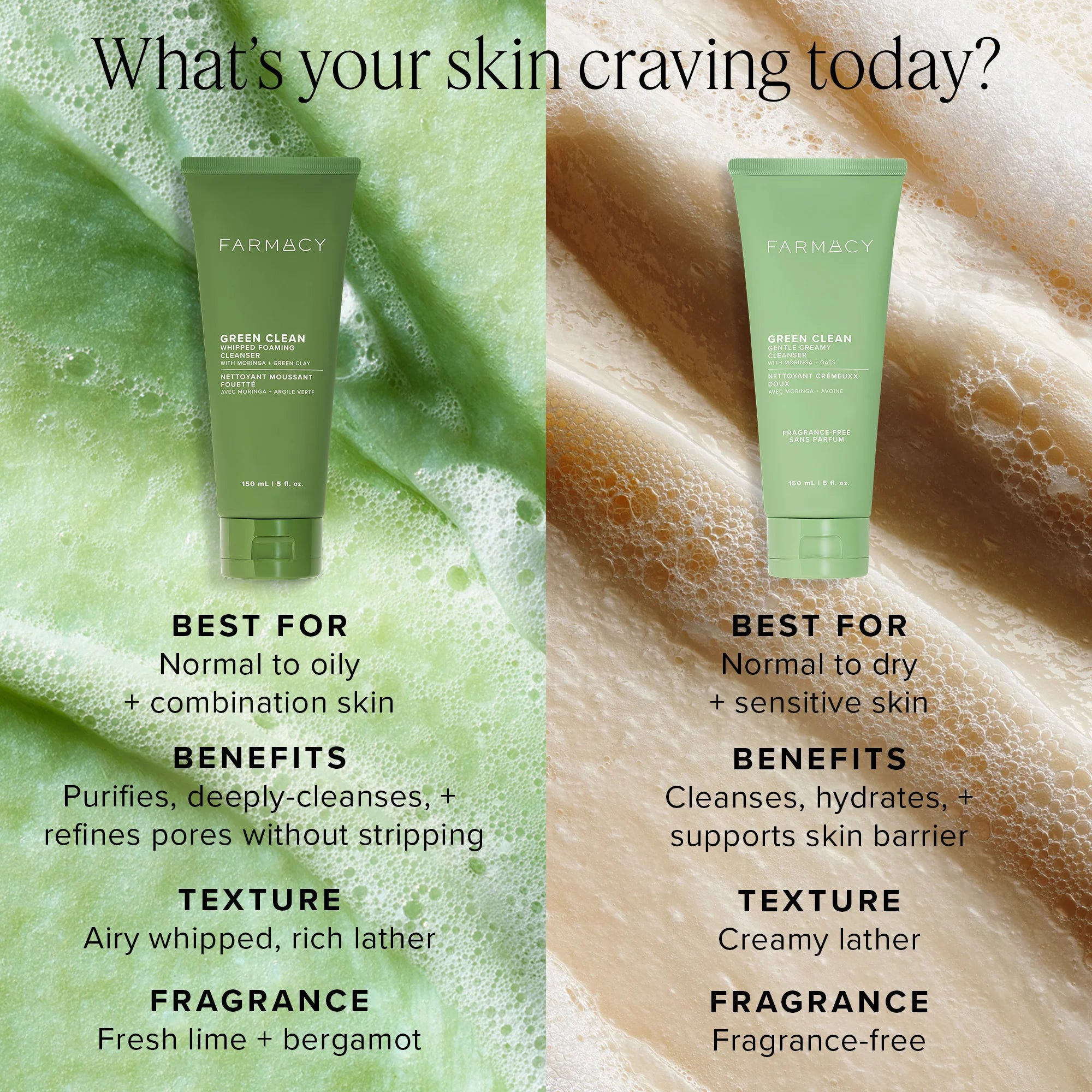 Green Clean Fragrance-Free Gentle Creamy Cleanser