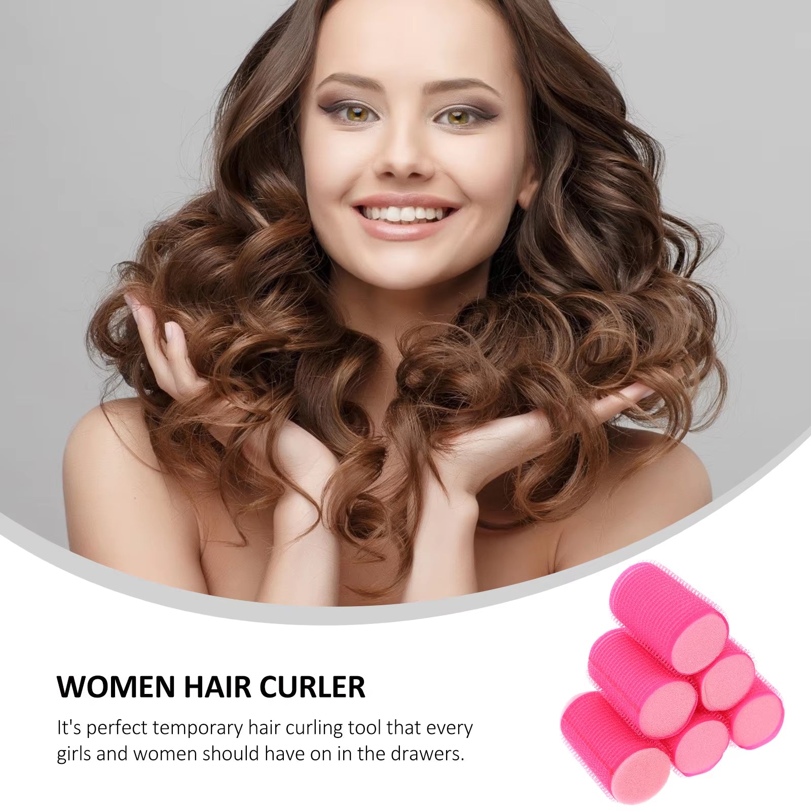 12Pcs Self Grip Hair Curler Sponge Durable Hair Styling Tool Women Hair Curler Hair Sponge Roller Hair Care Styling