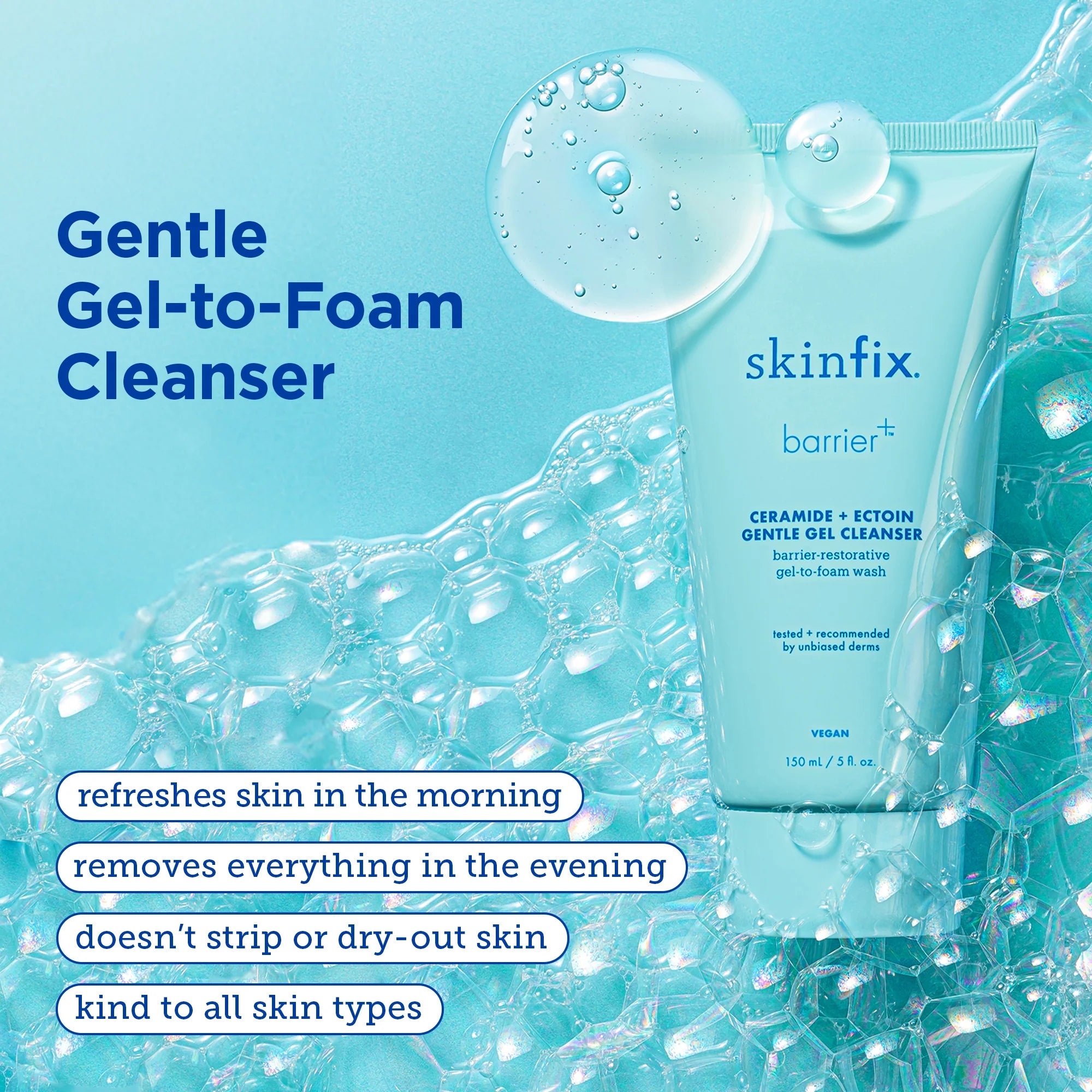 Barrier+ Ceramide + Ectoin Gentle Gel Cleanser
