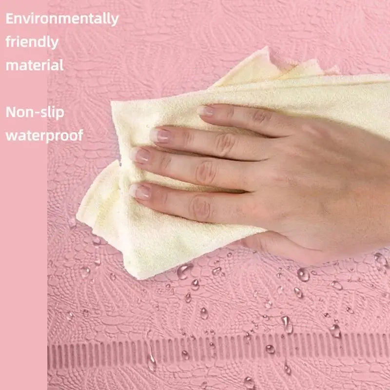 Non-Slip Mat Yoga Mat Jump Rope Skipping Floor Workouts for Sports Pads Silent Yoga Pad Textured Thick 6/8Mm High Density 2023