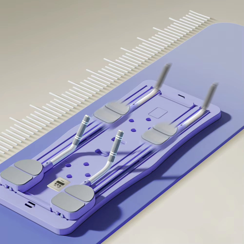 Multifunctional Fitness Board Exercise Machine Non Slip Abdominal Board Automatic Rebound Push up Board with Timer for Home Gym