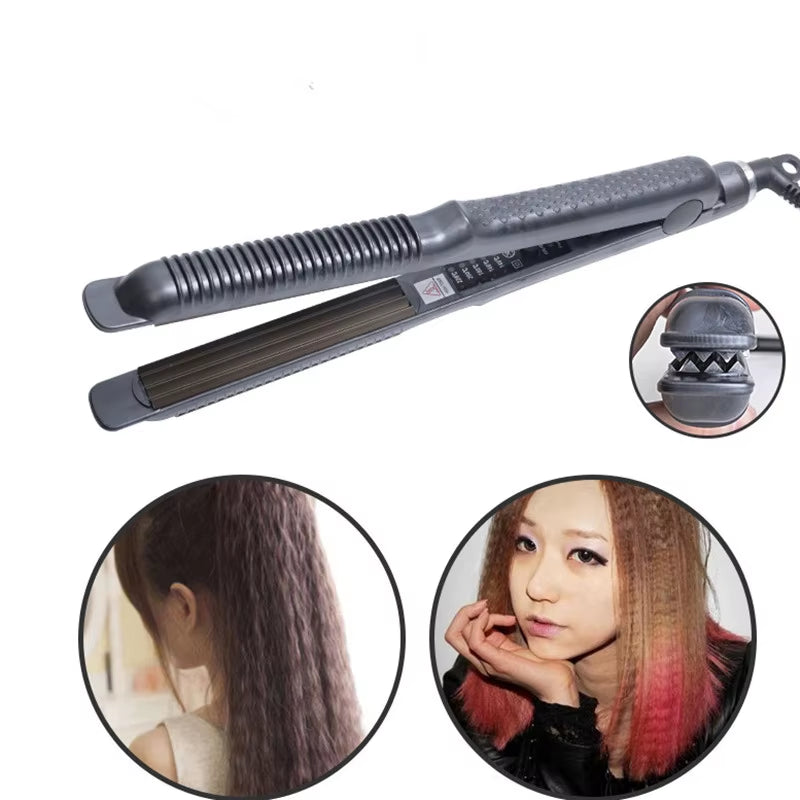 Fluffy Hairstyle Hair Straighteners Flat Iron Hair Curler Ceramic Curler Corrugated Hair Care Styling Tool Corrugation Wave