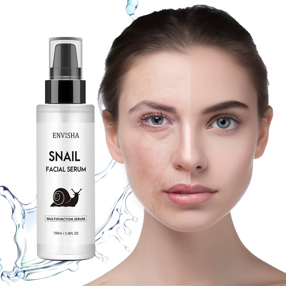 Snail Collagen Face Serum Facial Firming Skin Care Anti-Aging Wrinkle Moisturizing Whitening Beauty Health Shrink Pores